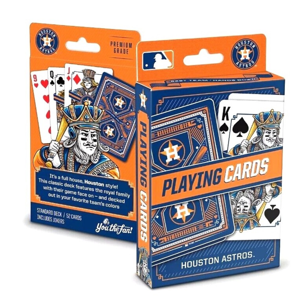 NEW Sealed MLB Houston Astros Playing Cards Poker Great Father's Day Gift Idea